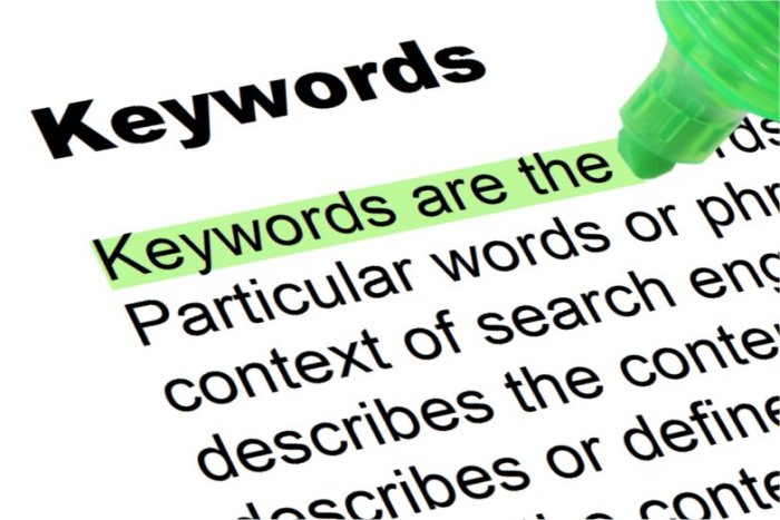 Analisi parole chiave: tipologia di keyword