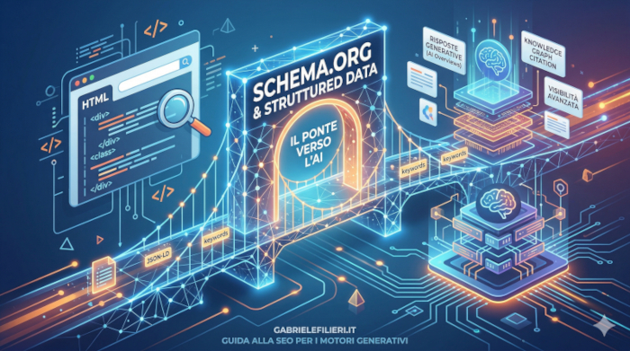 Schema.org e Dati Strutturati: Il Ponte tra il Tuo Sito e i Motori Generativi